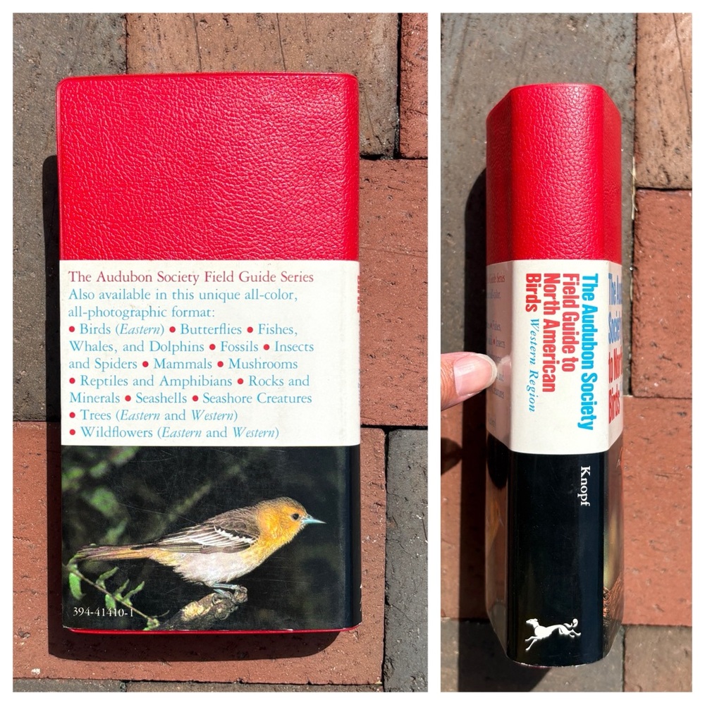 1989 The Audubon Society Field Guide to North American Birds Western Region Bird - Picture 9 of 9